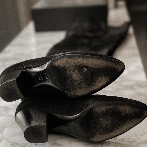 Saint Laurent Over the Knee Suede Boots - Picture 4 of 5